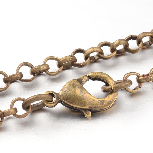 Antique Brass Rolo Chain