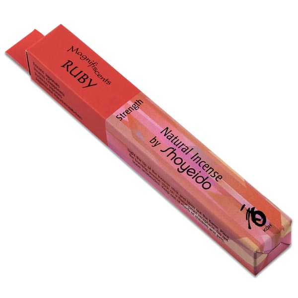 Shoyeido Ruby Stick Incense 30 pack