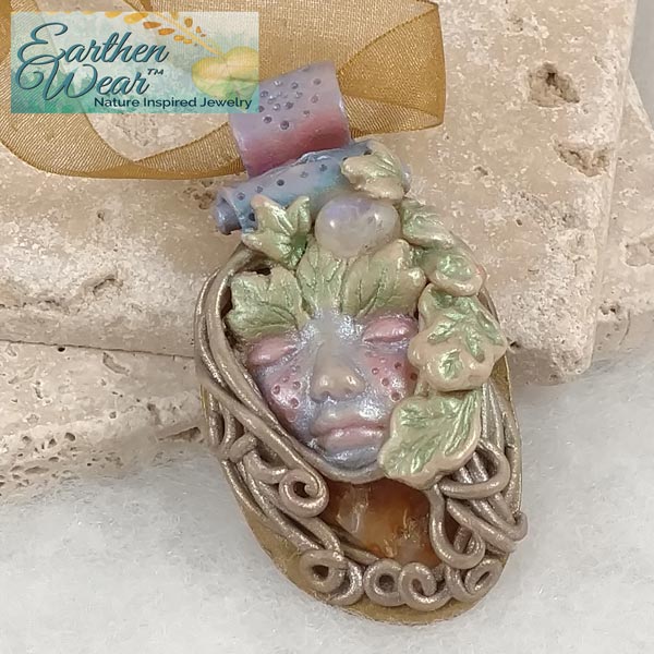 Sleeping Garden Goddess Earthen-Wear™ Pendant Necklace